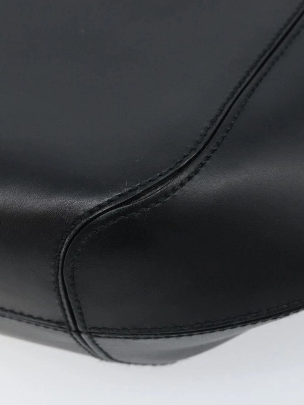 Salvatore Ferragamo Shoulder Bag Leather Black Auth ka2654A - Picture 13 of 16